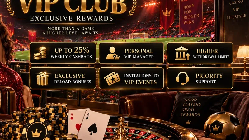 VIP Rewards at Betbluff Casino